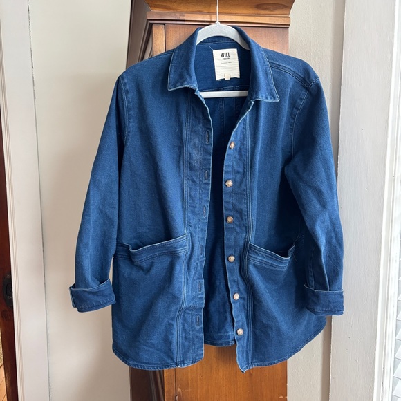 Sezane Tops - Sezane Denim Will Forever Jacket Size Large Womens